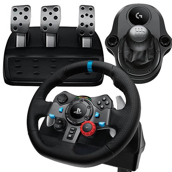 Logitech Driving Force G29 Gaming Racing Wheel With Pedals PC compatible -  Used