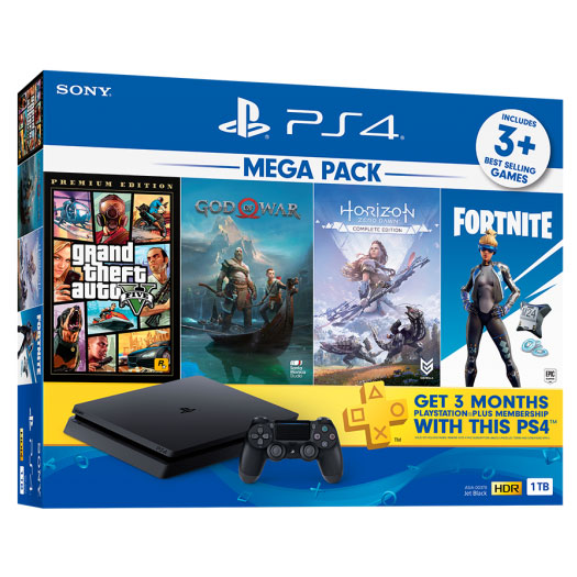 Sony Playstation 4 Console Mega Pack 500GB, Video Game Consoles, Video  Games & Consoles, Electronics