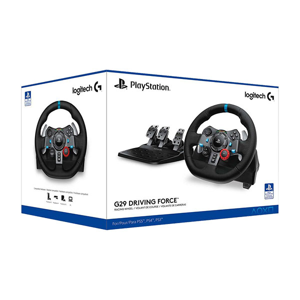 UNBOXING  Logitech G29 DRIVING FORCE para PS4/PS5 + TESTE no game  DRIVECLUB 