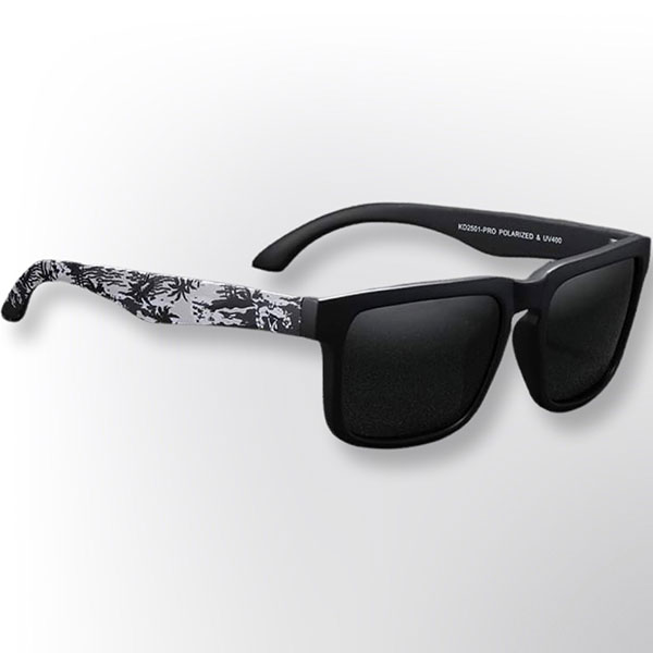Polarized Mirror Sunglasses for Men, Black