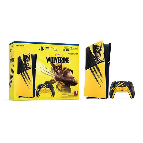 Sony PlayStation 5 Slim Marvel’s Wolverine Yellow Bundle (825 GB SSD, Digital) - Japan CFI-2100